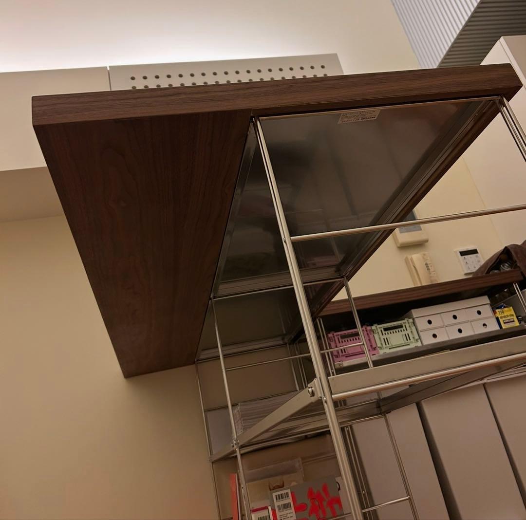 無印良品　ステンレスラックシェルフ用 L字型天板