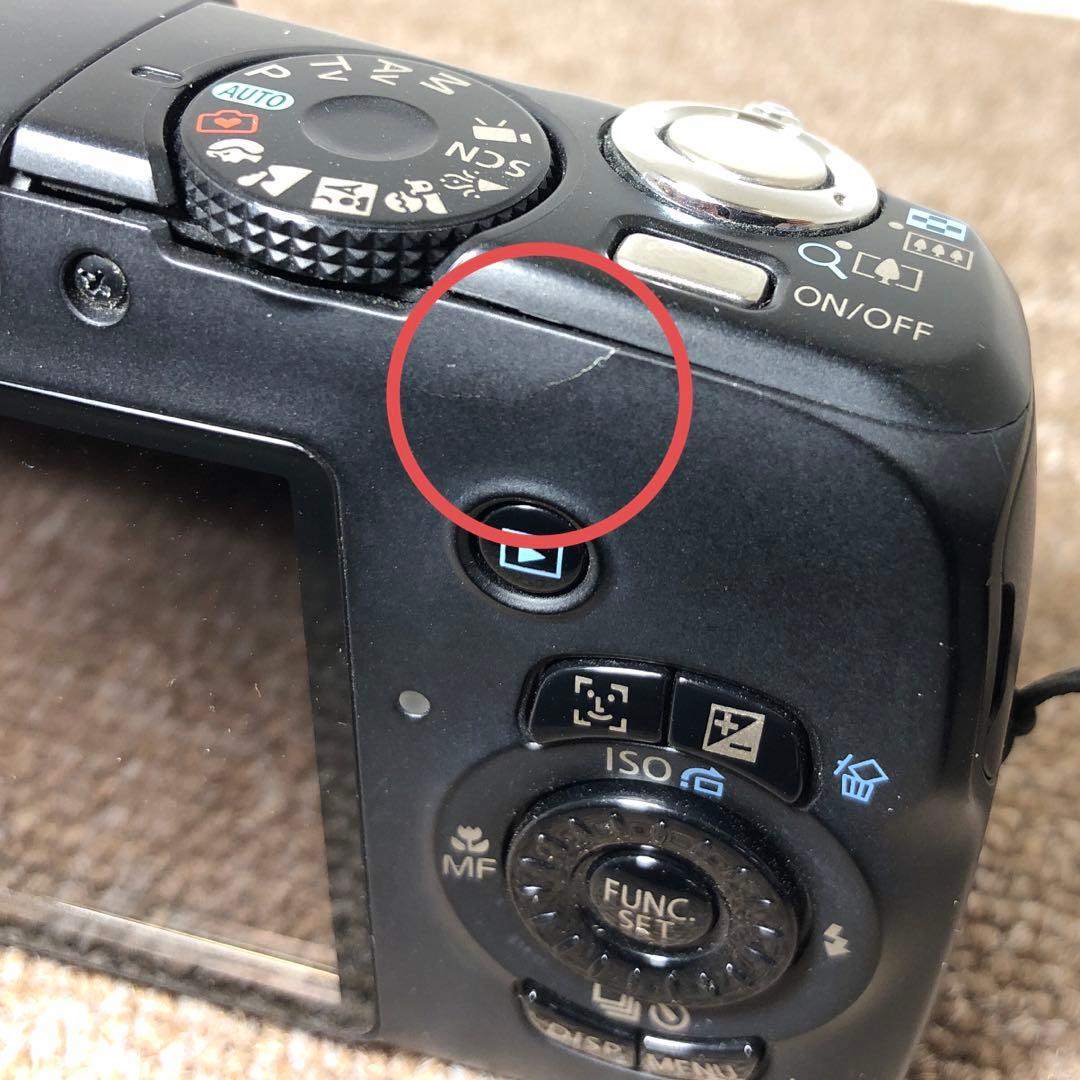 キャノン PowerShot SX110 IS 10倍ズーム ケース付 動作品