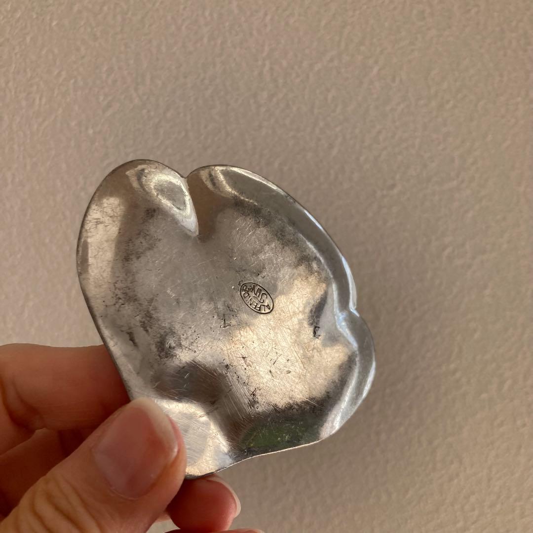 大変希少なアルフェニデ製アンティークピューター トレイ（りす）