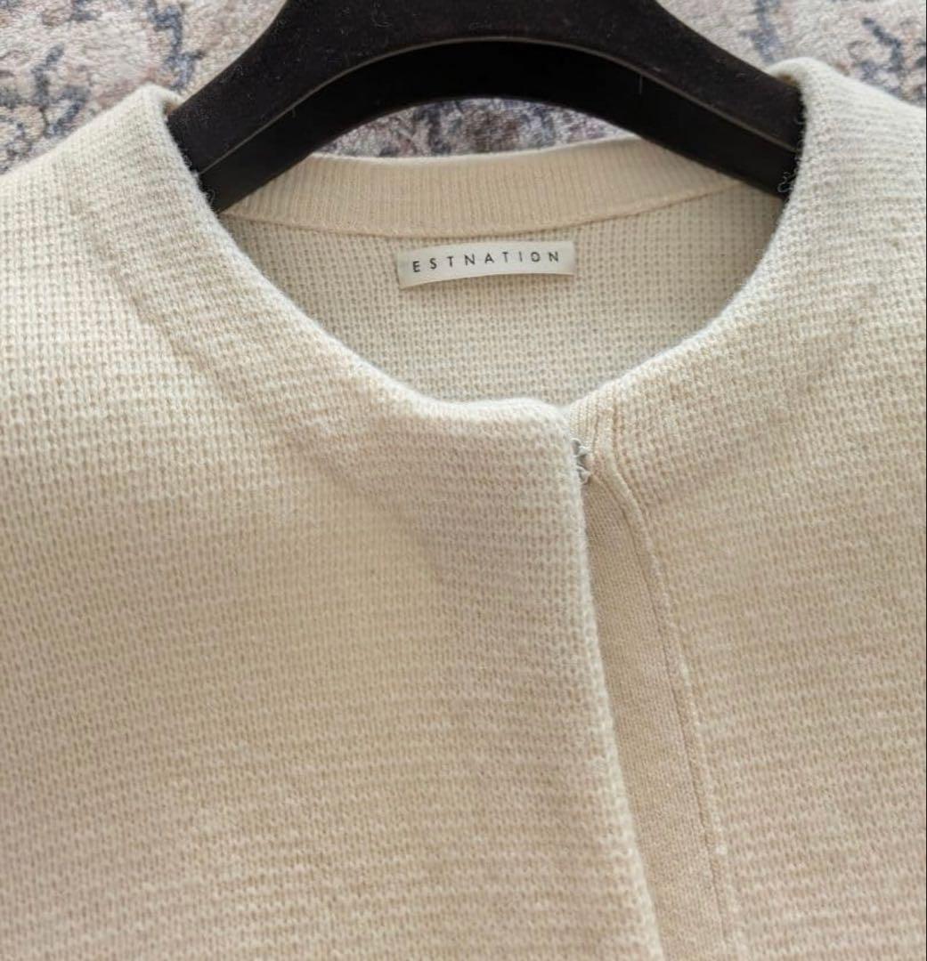 ESTNATION 定価4万 ファーコンビニットアウター フリー