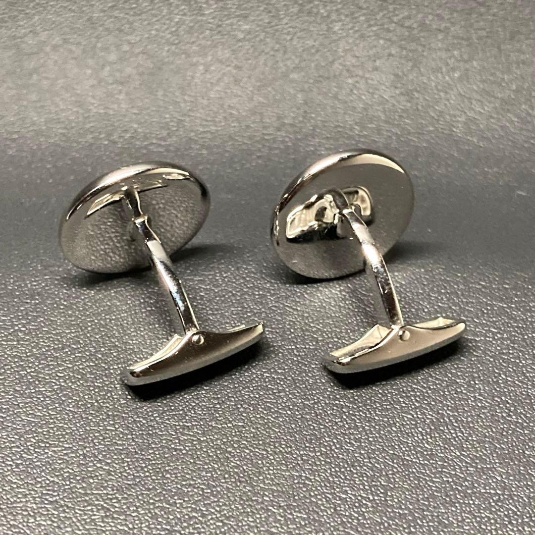 【美品】ダンヒル　カフリンクス　トゥイニーデビル　オーバルブルー　シルバー925