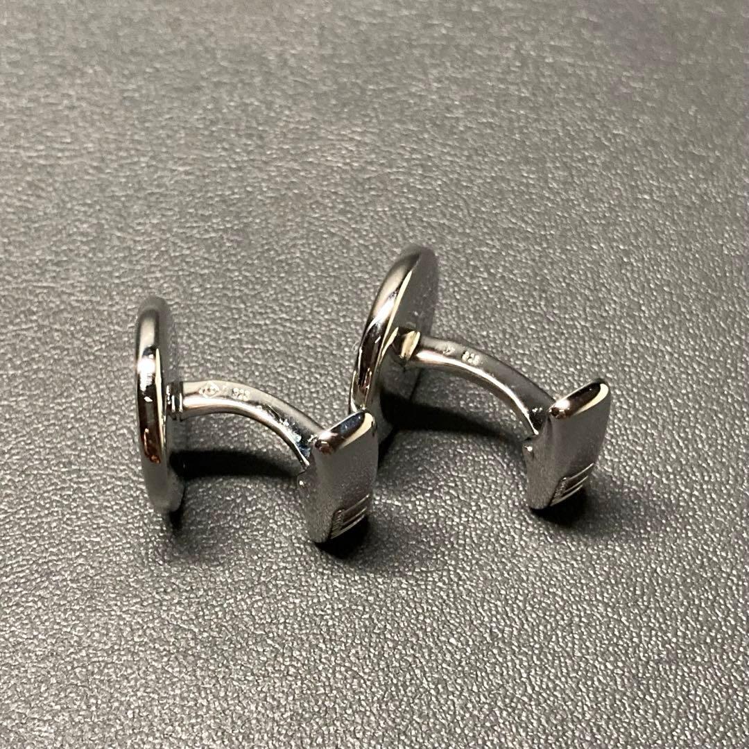 【美品】ダンヒル　カフリンクス　トゥイニーデビル　オーバルブルー　シルバー925