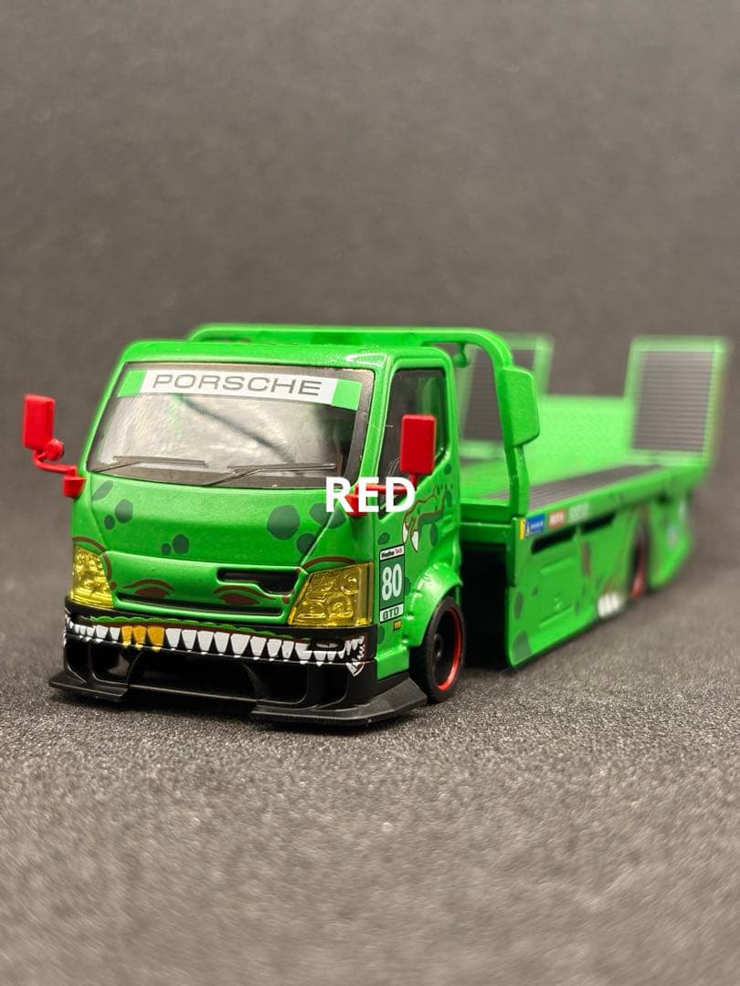 Mega Gear 1/64 積載車 カスタム ROXY グリーン チェイス