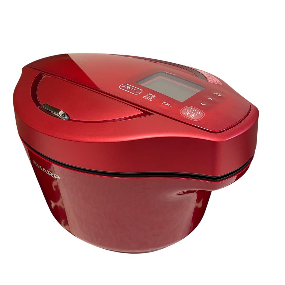 【美品】シャープ ヘルシオ ホットクック KN-HW24C-R レッド 2.4L