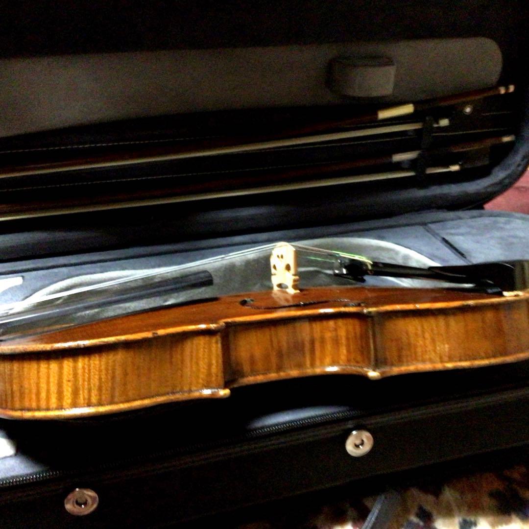 オールドフレンチ　レッドブラウンバイオリン本体