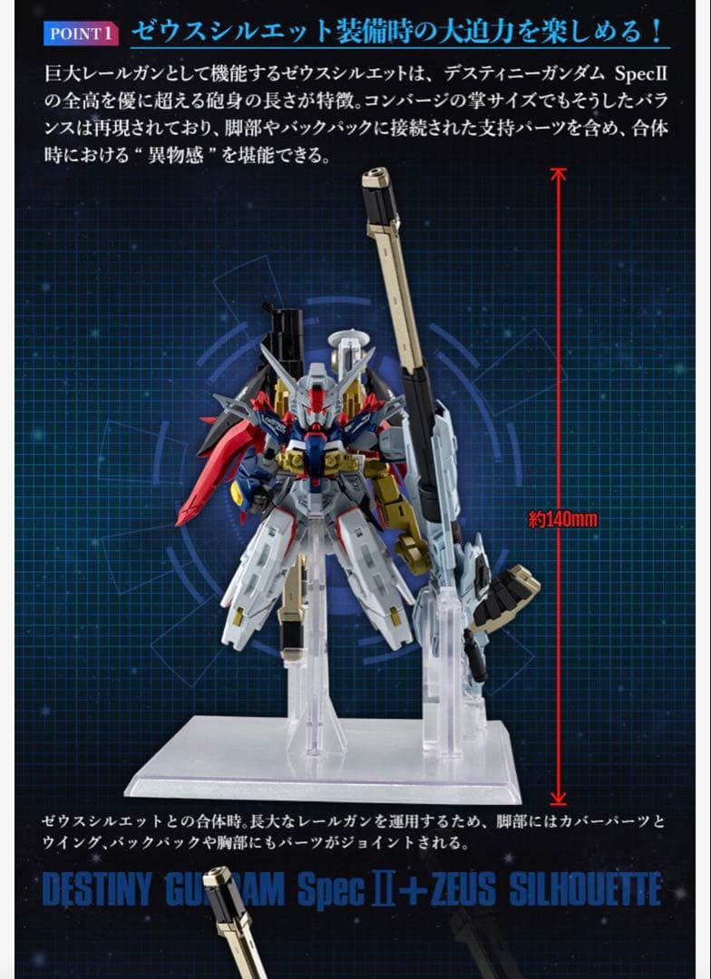 デスティニーガンダム Spec II & ゼウスシルエット