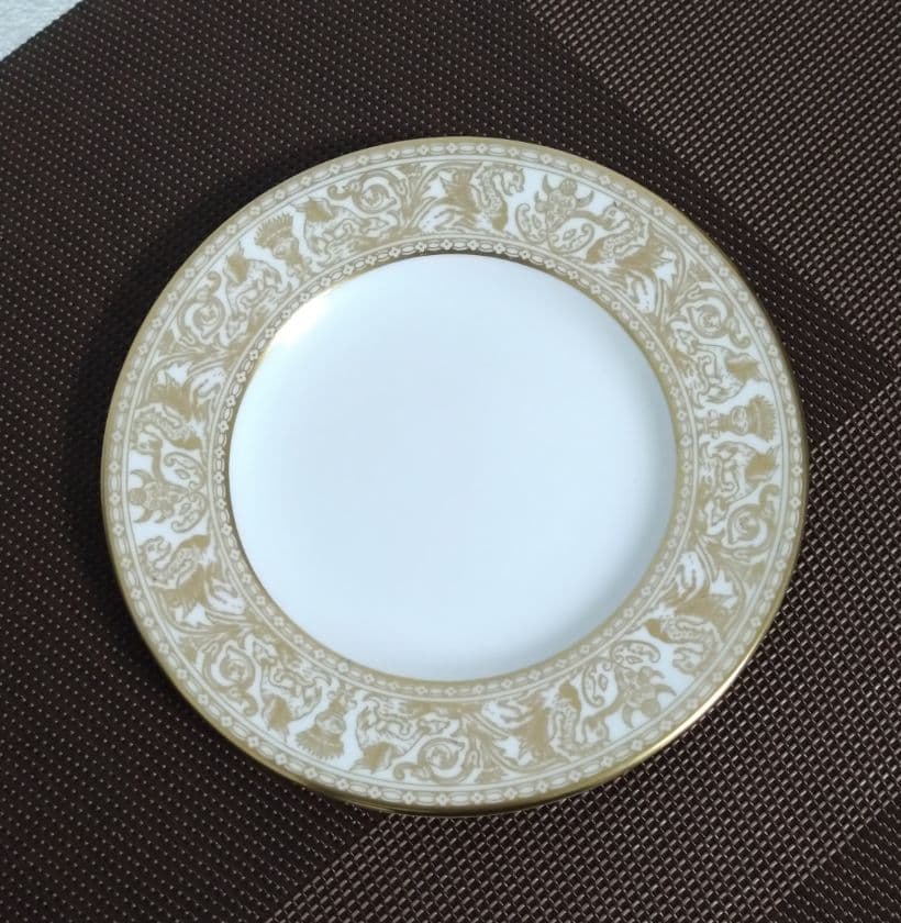 ウェッジウッド・フロレンティーン ゴールド プレート『15.3cm』