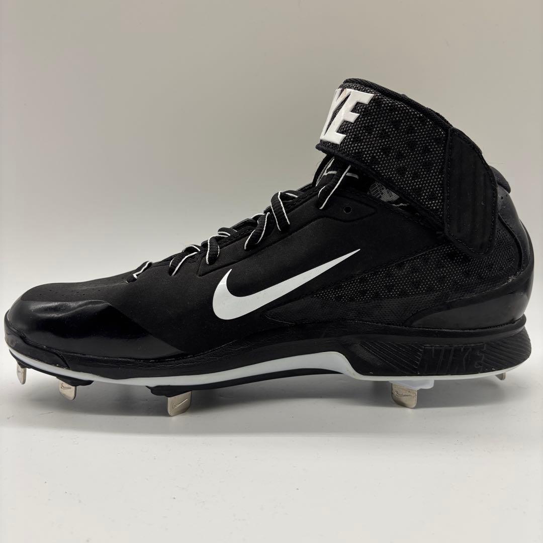 NIKE 野球 スパイク ブラック 黒 27㎝ ミドルカット 軽量