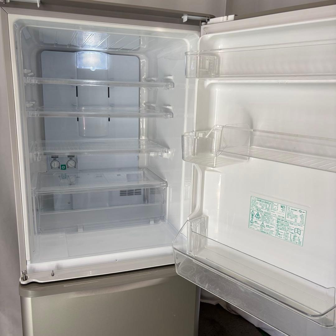 858　冷蔵庫　SHARP　300-400ℓ　大型　両開き　中古　安い　設置無料