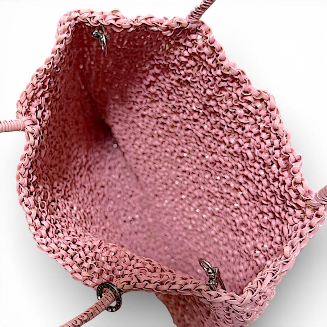 【ANTEPRIMA】アンテプリマ ワイヤーバッグ☆マットピンク☆ハンドバッグ