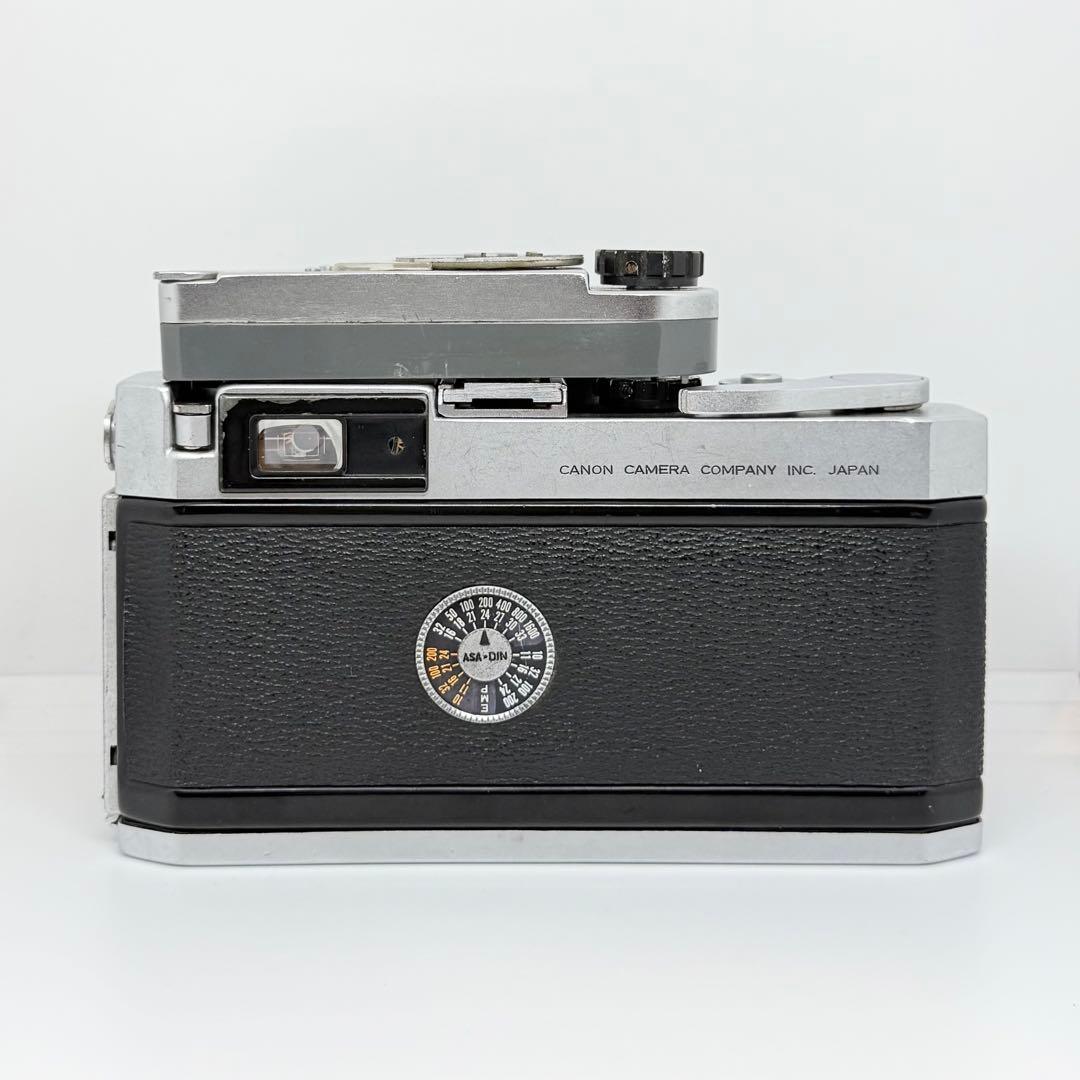 【完動品】Canon P ポピュレール 露出計付き フィルムカメラ 動作確認済み