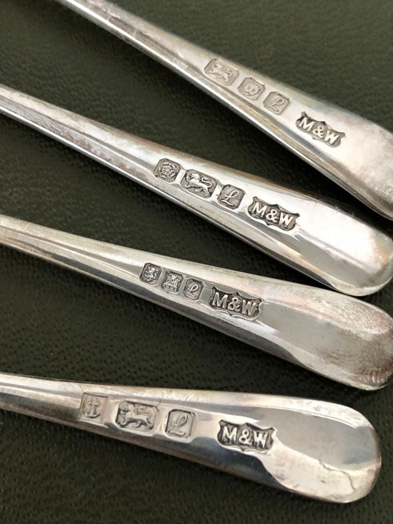 マッピン＆ウェッブ　純銀製スプーン7本セット　シルバー　ビンテージ　SILVER