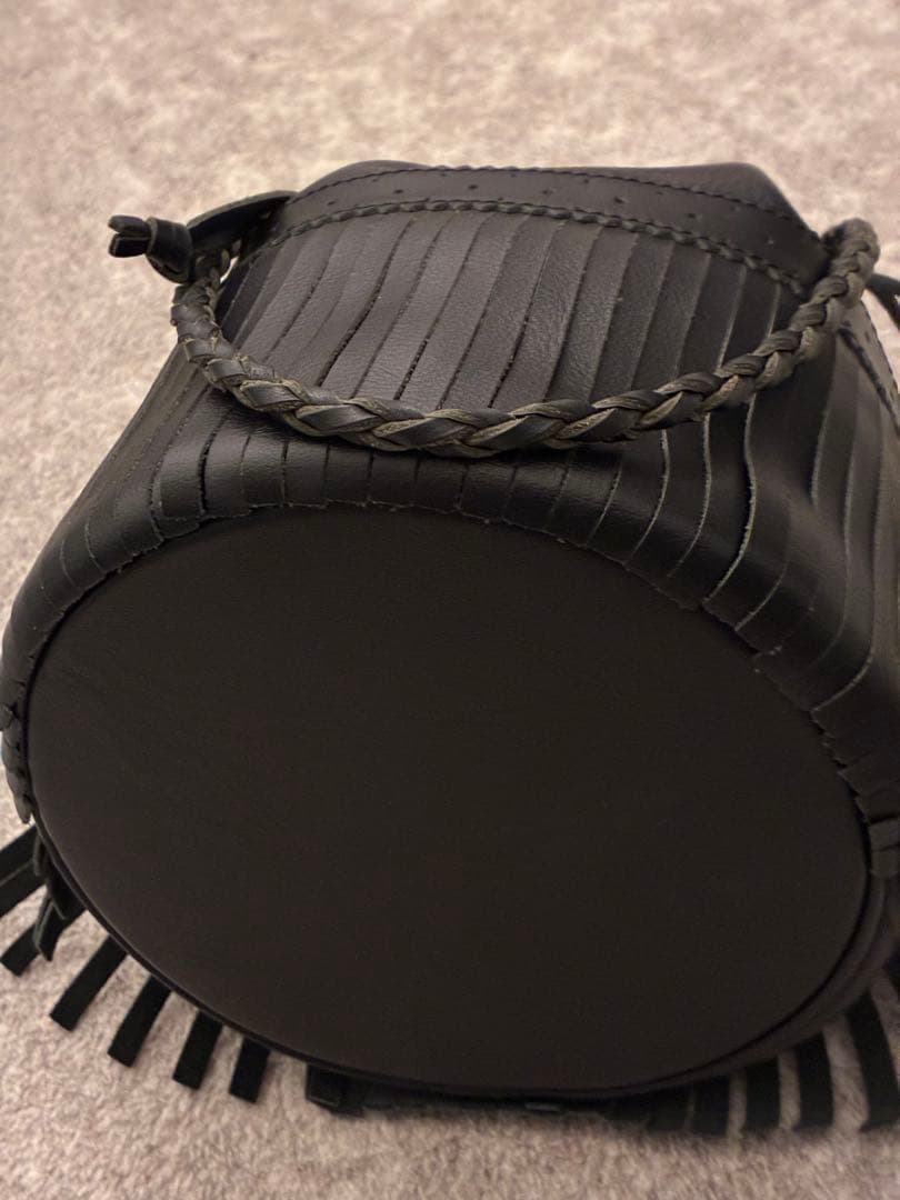 J&M DAVIDSON フリンジショルダーバッグ カーニバル ミディアム 黒