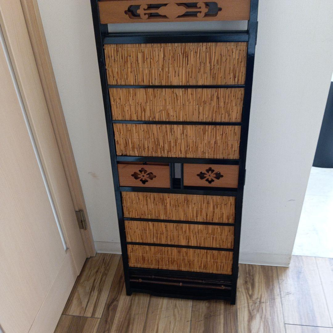 竹製装飾付き3連パーテーション税込み価格