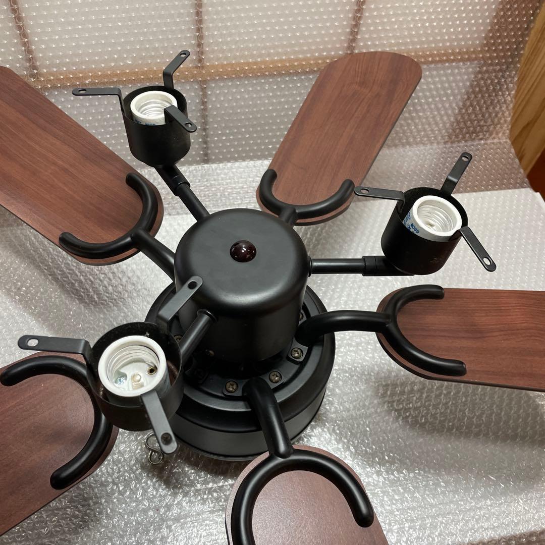 オーデリック シーリングファン 5枚羽根 リモコンなし 羽そりあり