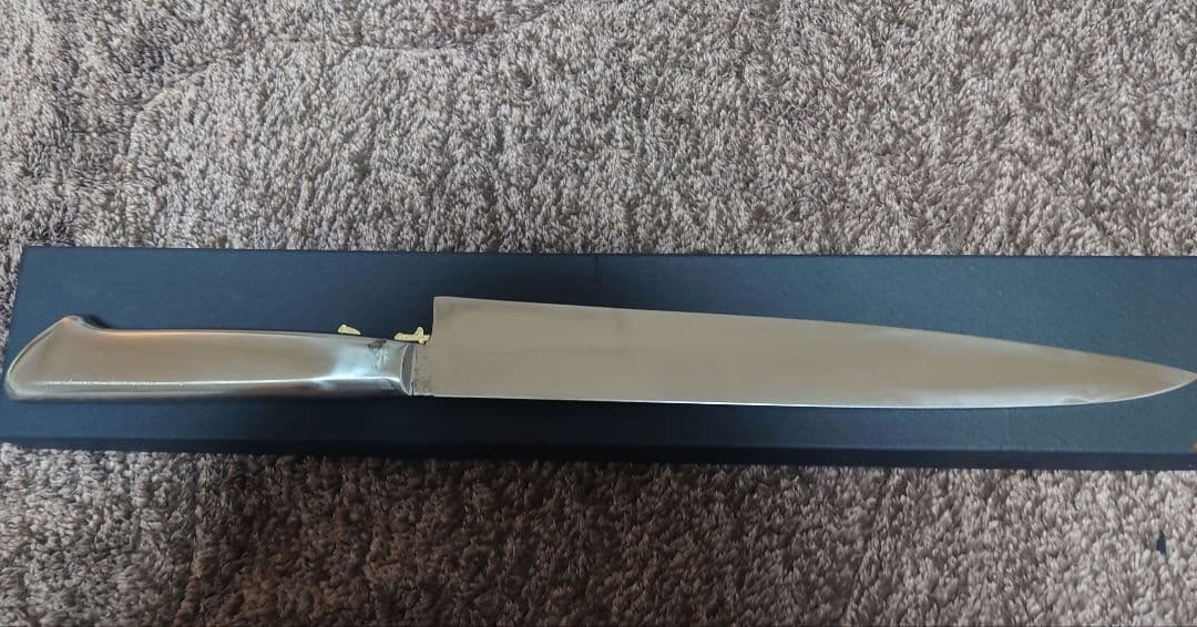 ATS34 包丁　本焼オールステンレス　筋引包丁　24cm