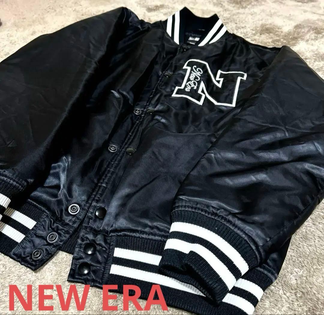 ★NEW ERA ニューエラスタジャン BLACK N刺繍