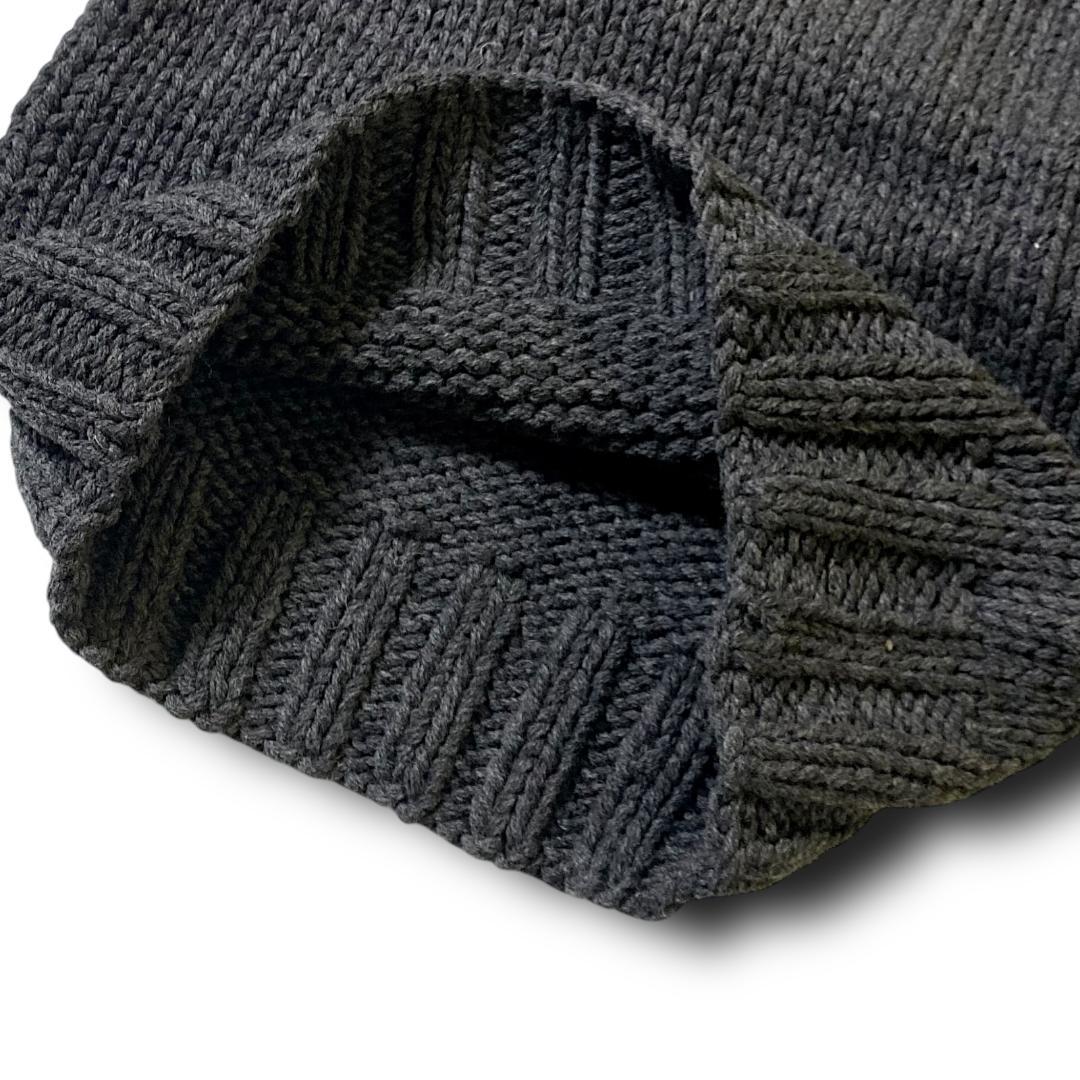 TMT 定価4.9万 M ウール タートルネック ニット セーター 毛 黒