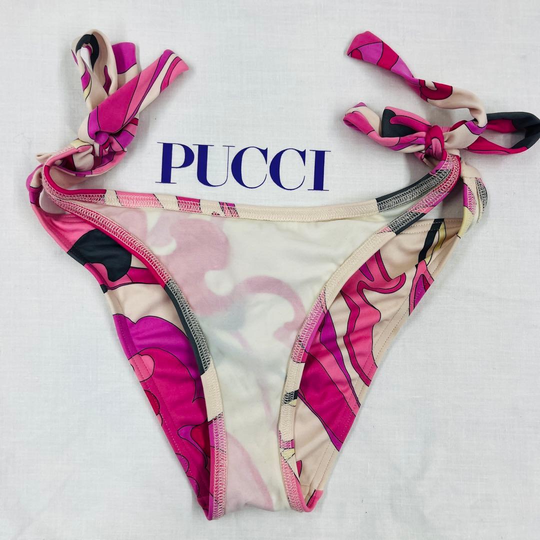 【EMILIO PUCCI 】エミリオプッチ 水着 ビキニ プッチ柄 サイズ38