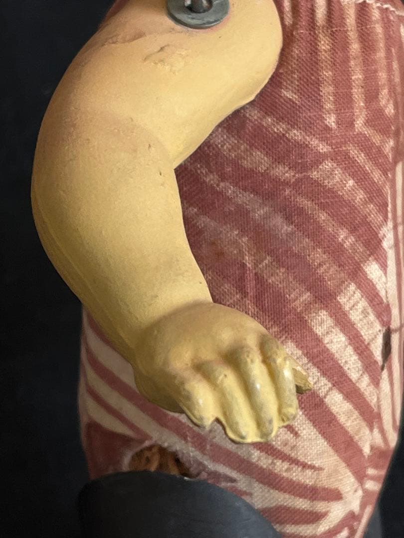 アンティーク ドイツレトロ人形 ジョイントコンポジションヘッドビスクドール