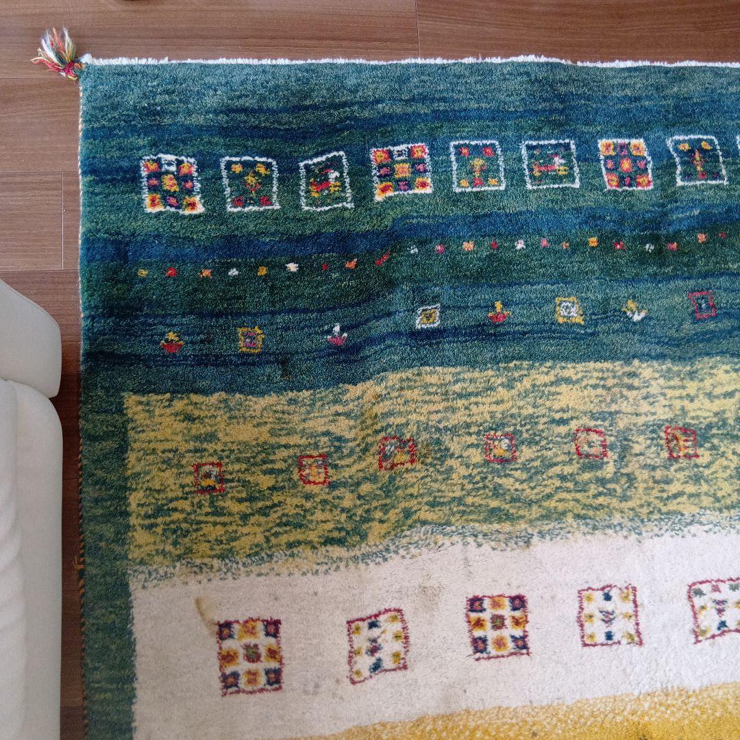 *まゆ様　ペルシャギャッベ 大塚家具購入 手織りラグ定価156600円