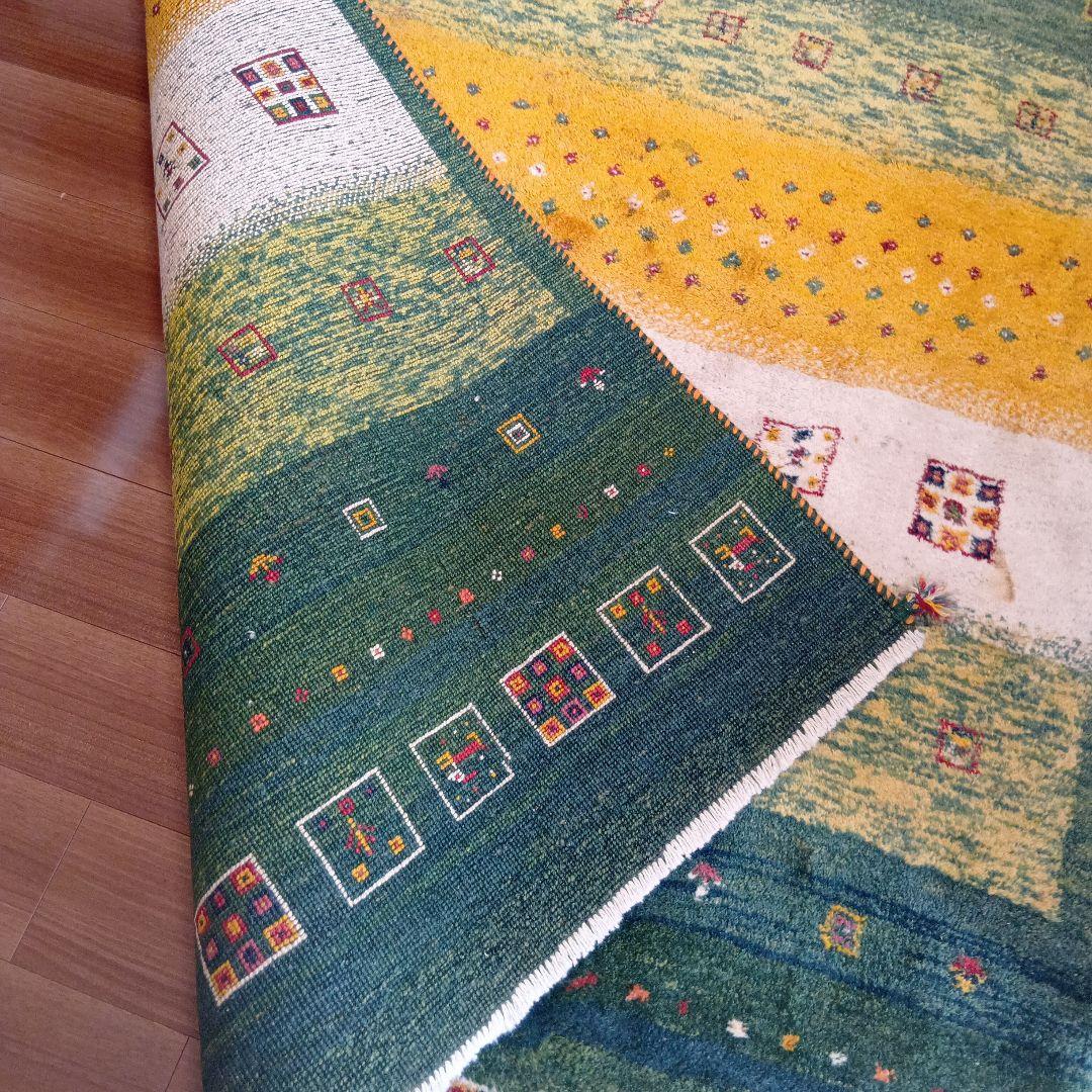 *まゆ様　ペルシャギャッベ 大塚家具購入 手織りラグ定価156600円