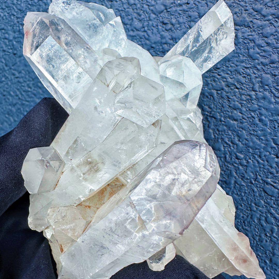 希少高透明度❗️キラキラ☆マニカラン産ヒマラヤ水晶クラスター超強いパワーA1411