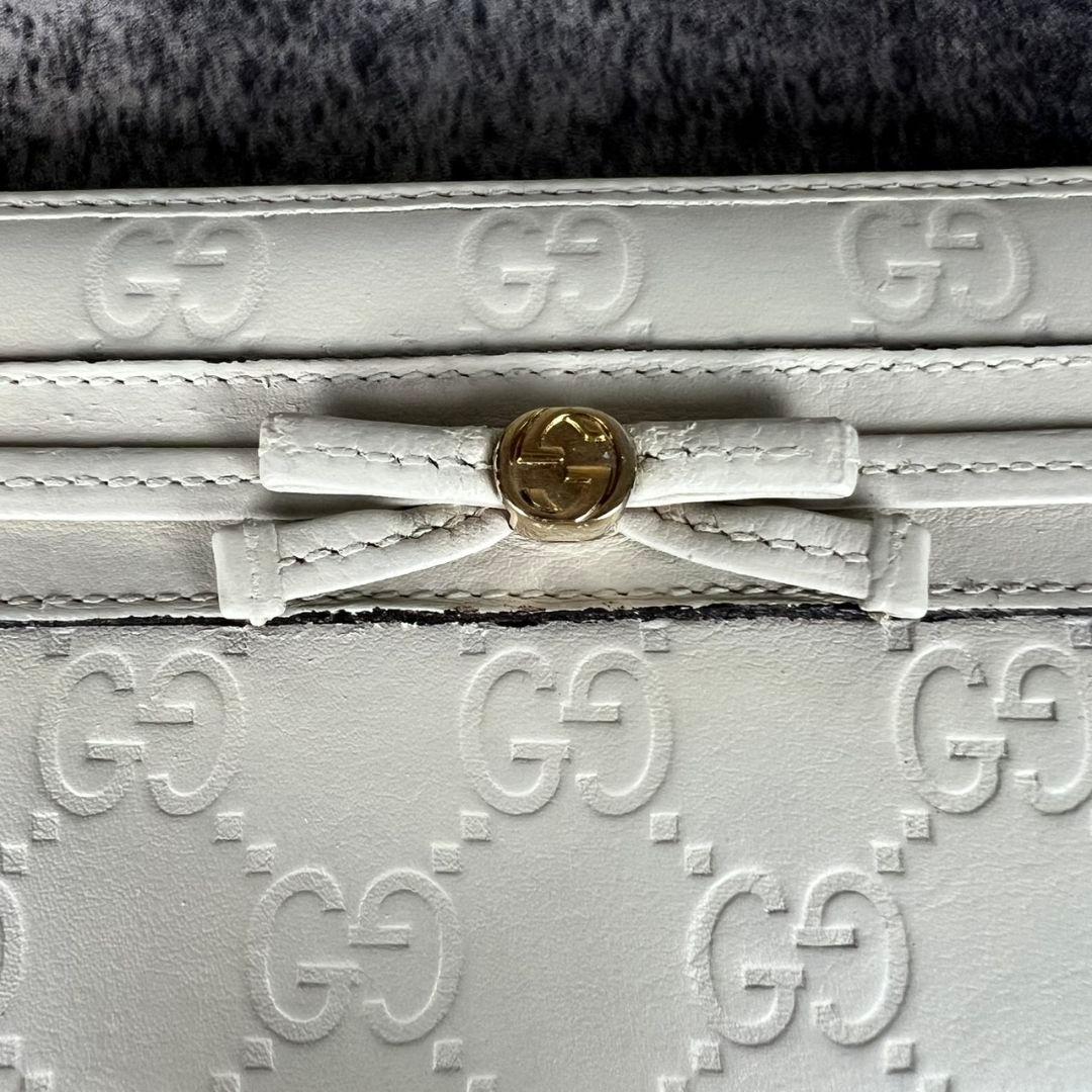 GUCCI インターロッキング GG レザー ラウンド長財布