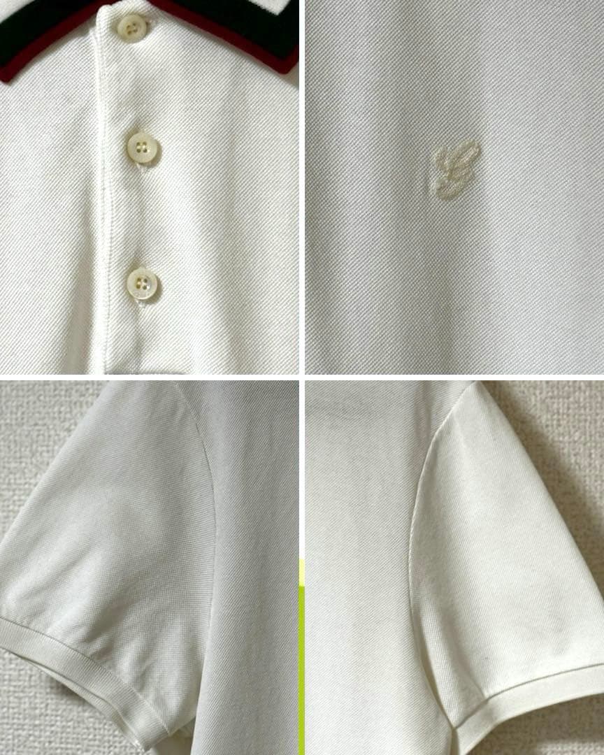 【正規品】GUCCI グッチ ポロシャツ メンズL シェリーライン
