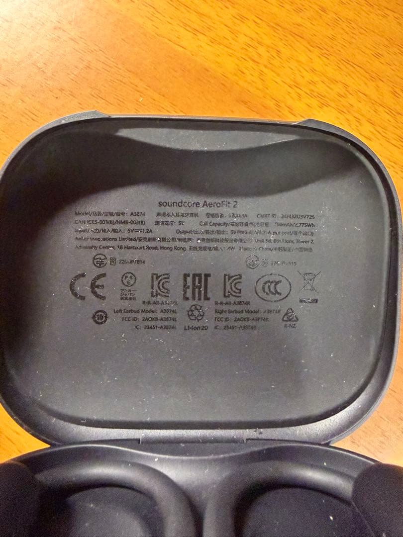 【美品】Anker soundcore AeroFit2 ワイヤレスイヤホン