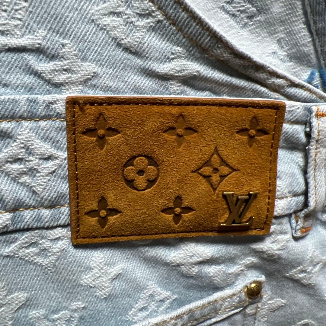 LOUIS VUITTON モノグラム　デニムオーバーオール　タイラー