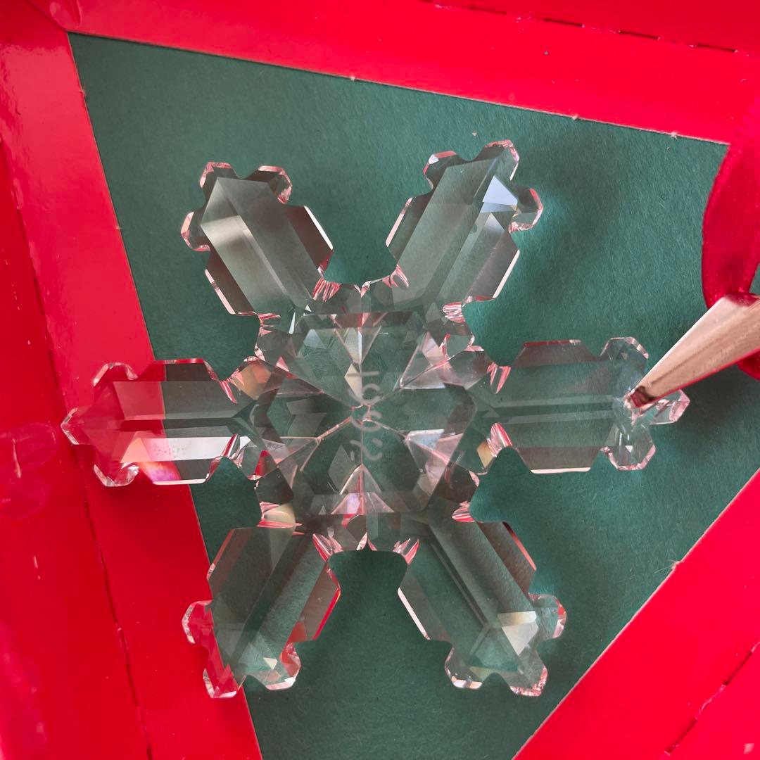 新品未使用【激レア】クリスマスオーナメント 1992年 雪の結晶 箱付きC