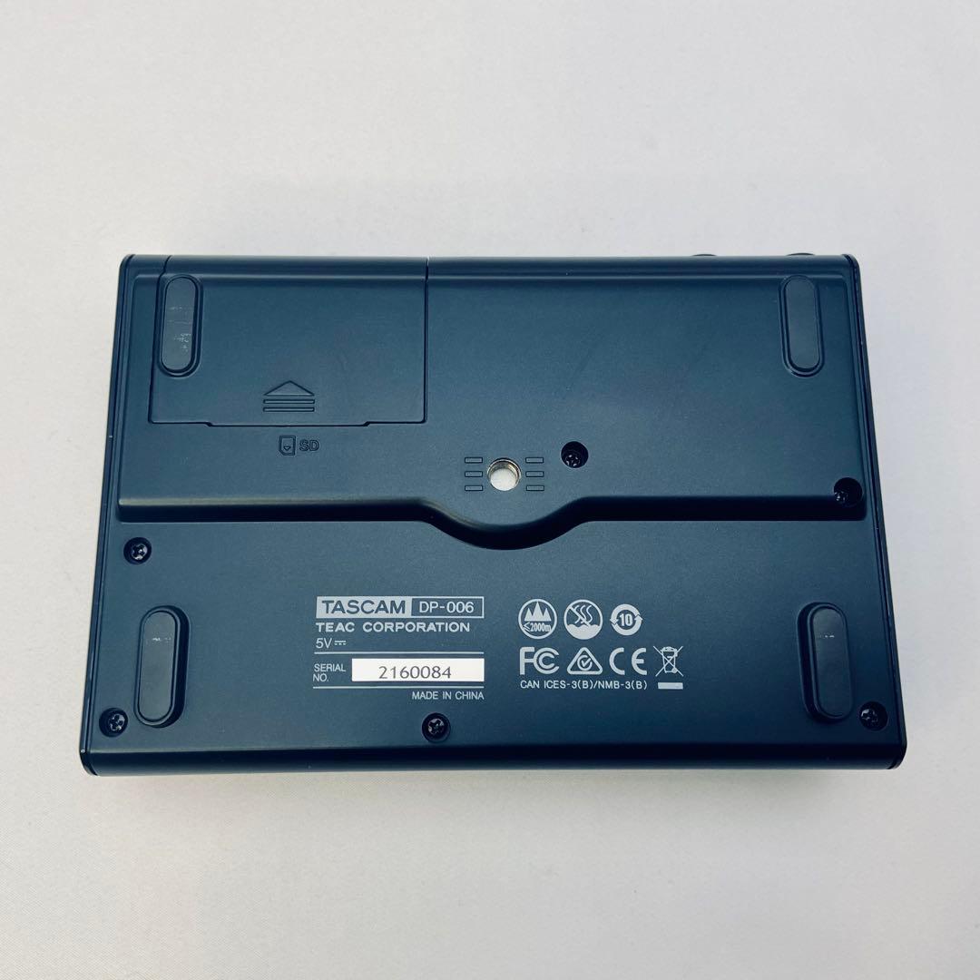 【美品】TASCAM DP-006 マルチトラックレコーダー MTR 電池駆動