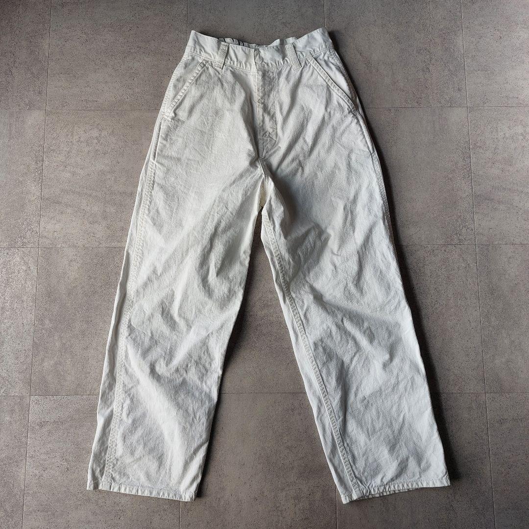 R.H. ViNTAGE ペインターパンツ XS 白 ハイウエスト サテン