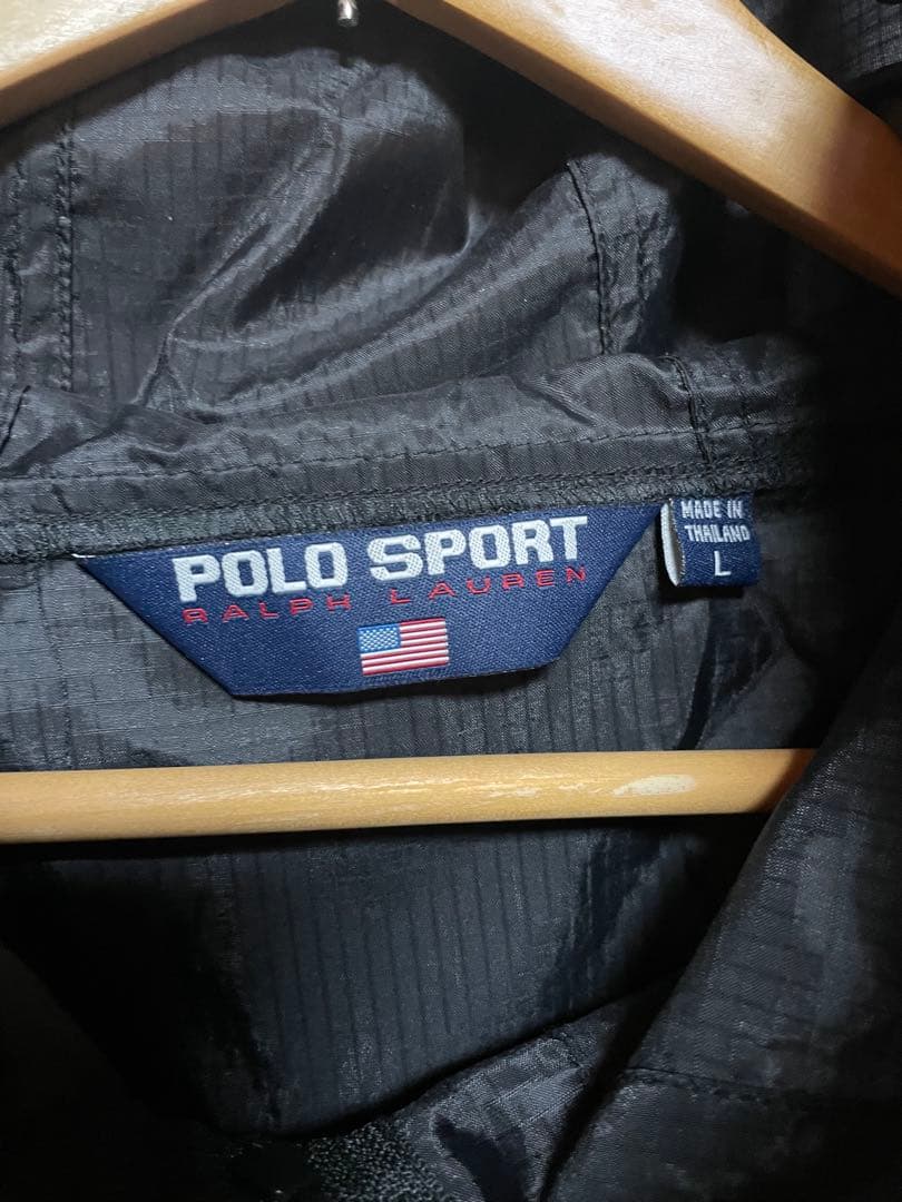 美品　POLO SPORT ナイロン　リップストップ　プルオーバージャケット