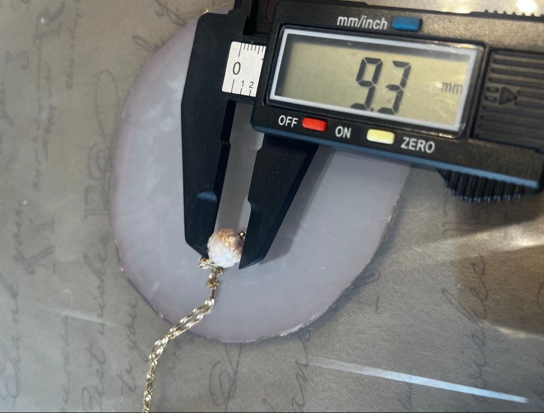 cocoです レア 14kgfあこや真珠フラワーカービングPT