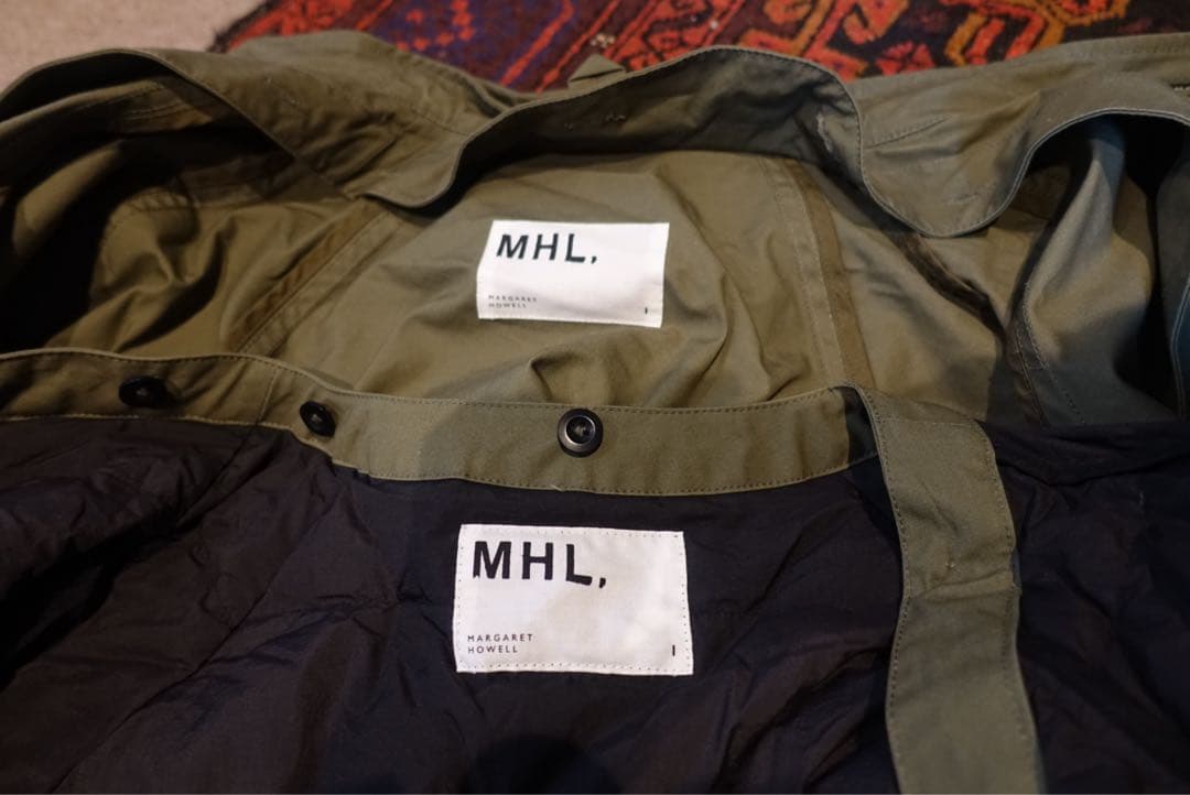 MHL. ロングコート カーキ　マーガレットハウエル