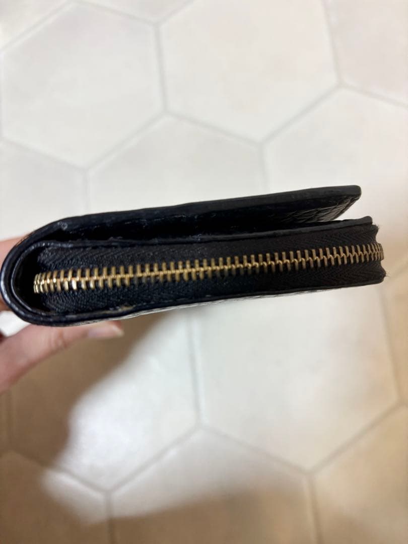 箱，保存袋付き！バーバリー 長財布 ブラック レザー BURBERRY