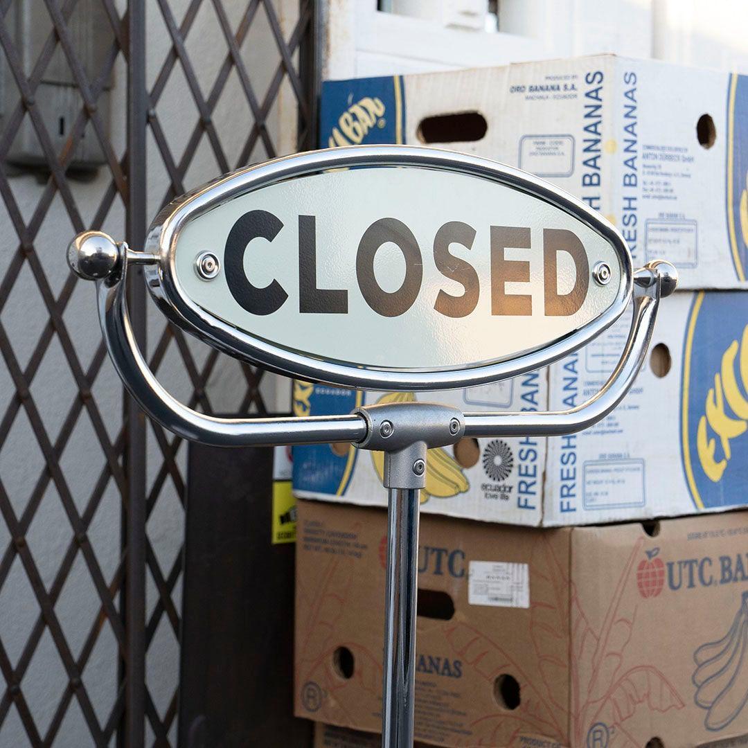 新品 オープン クローズド サイン スタンド 回転 看板 ダルトン インテリア