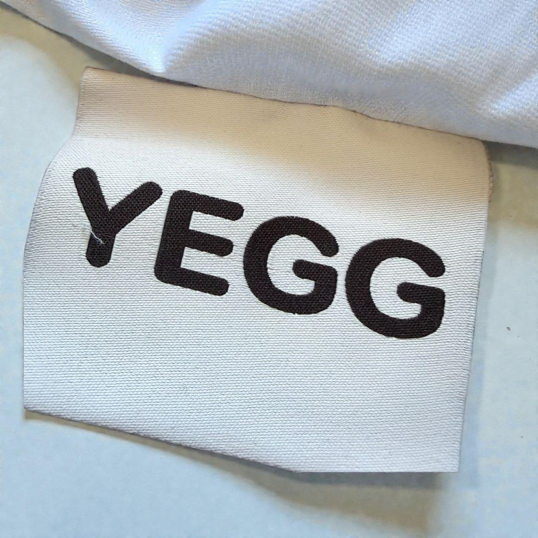 YEGG ジップアップパーカー　フーディ耳付き ブラック 韓国 刺繍ロゴ