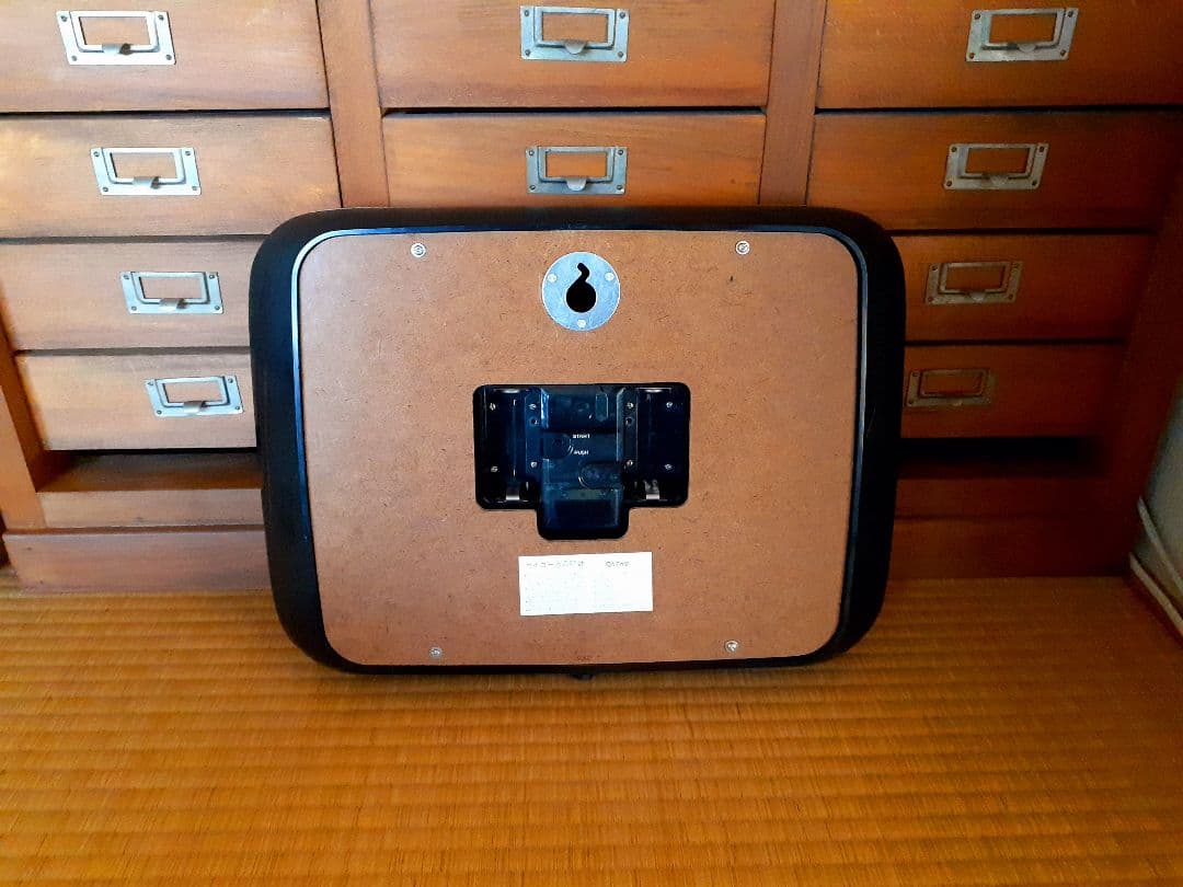 70's　SEIKO　掛け時計　ミッドセンチュリー　ビンテージ　レトロ　スクエア