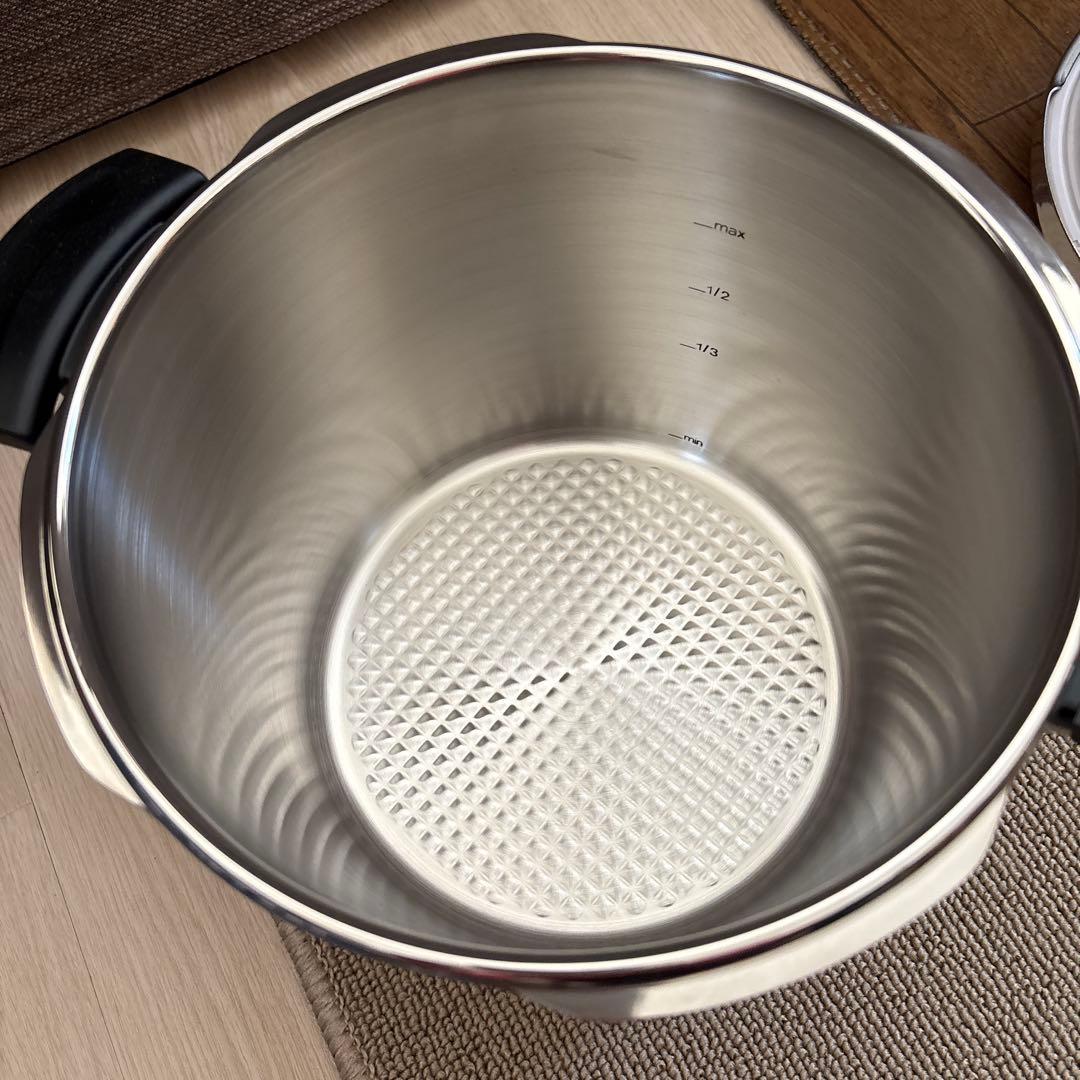 ☆【新品未使用品】フィスラーコンフォート圧力鍋 ステンレス製 6.0ℓ