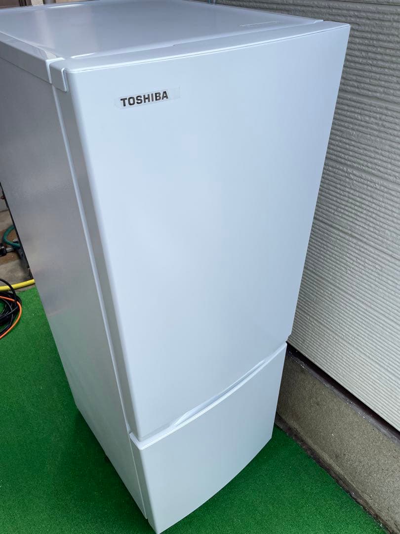 476極美品✨ 東芝 高性能セミマットホワイト2ドア冷蔵庫 一人暮らし 単身