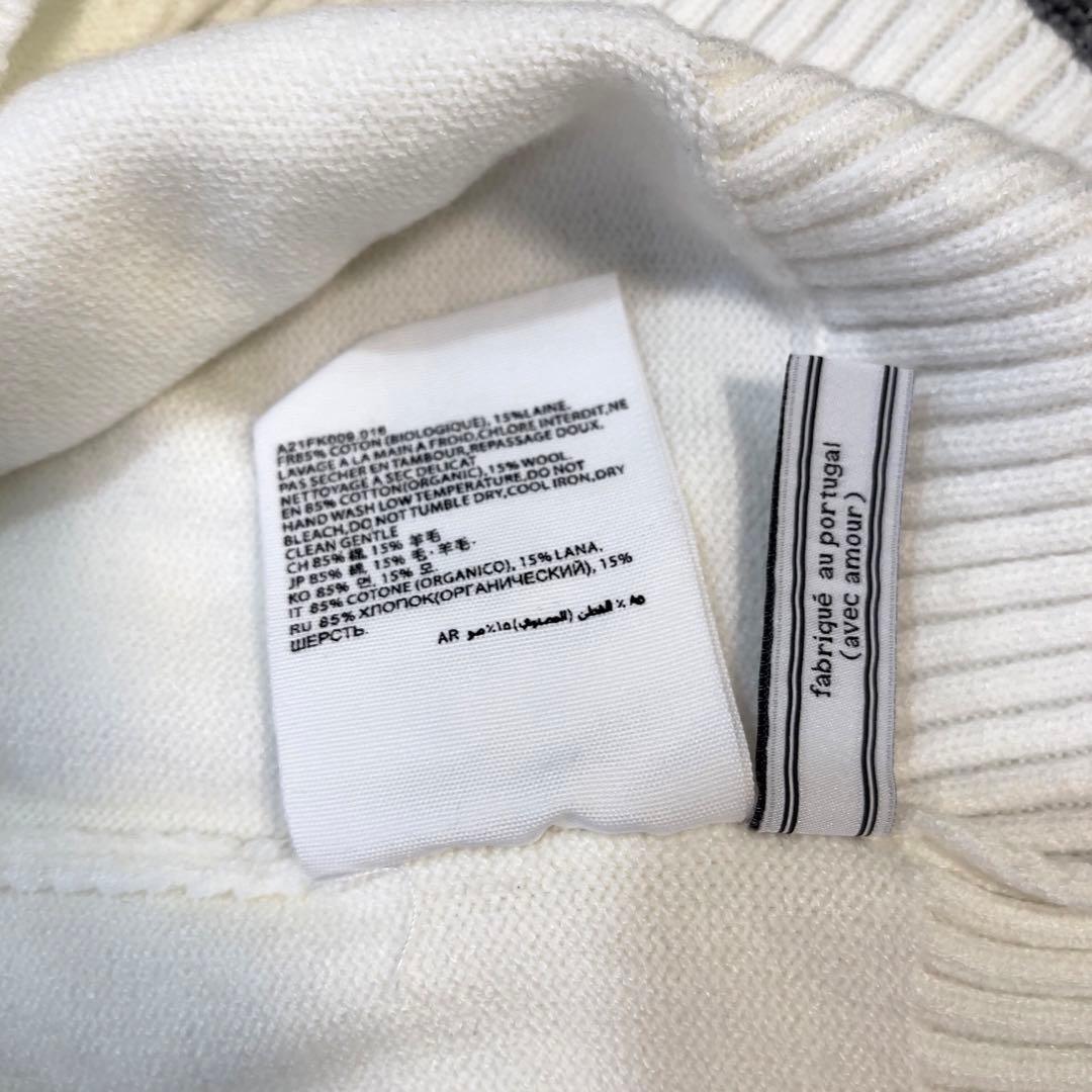 AMI PARIS ニット セーター ホワイト XLサイズ