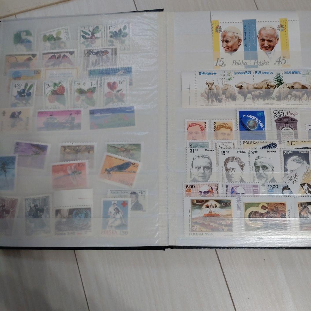 ポーランド　切手　まとめ売り　コレクション
