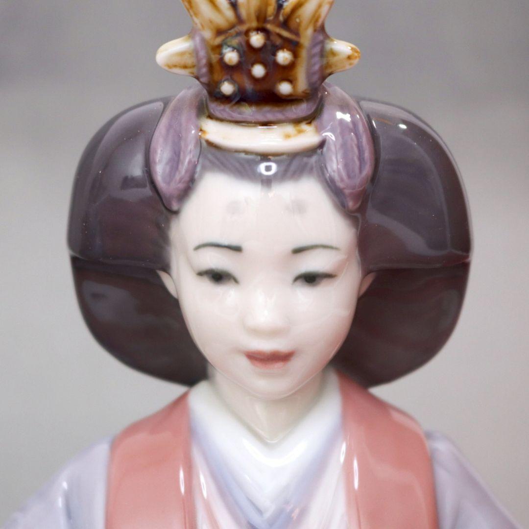 リヤドロ ひな人形 フルセット リアドロ 節句 置物 陶器 アート台座 屏風