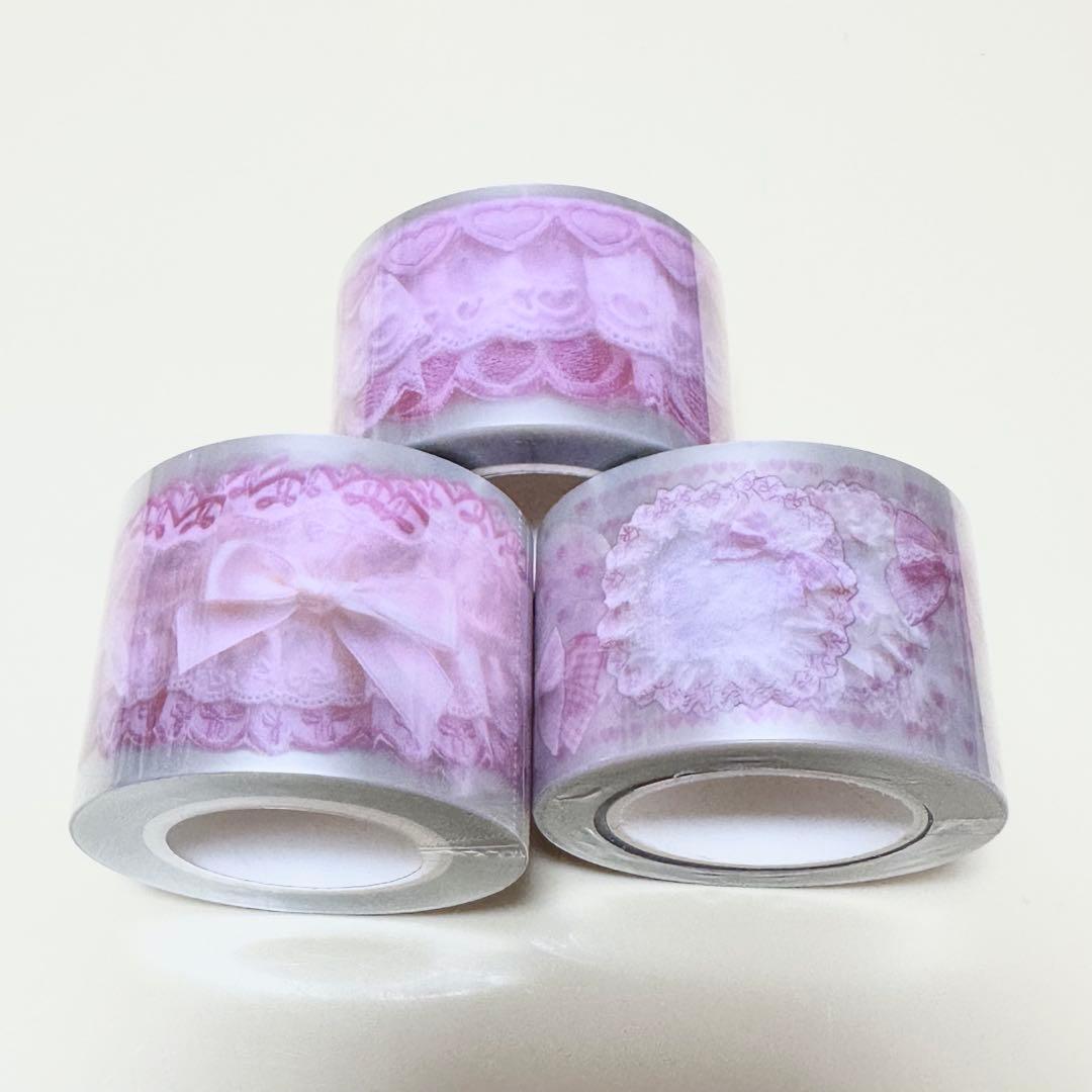 ARomantic PETテープ フリルフル 3個セット 新品