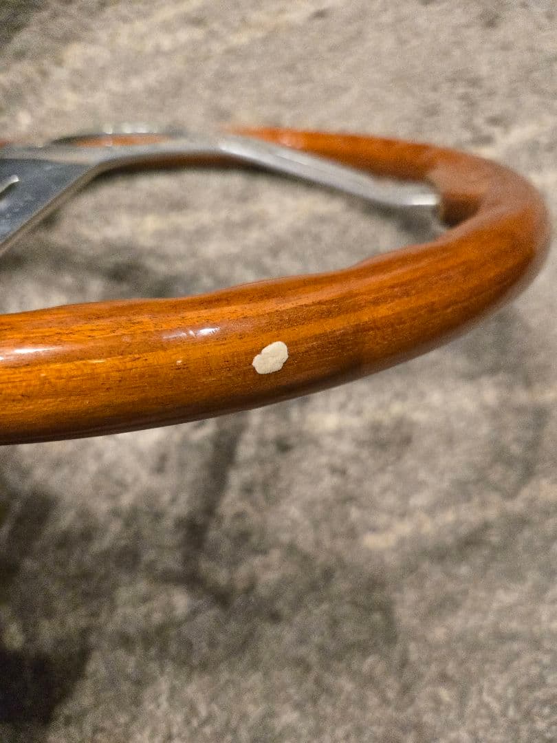 ウッド ステアリングホイール 3本スポーク