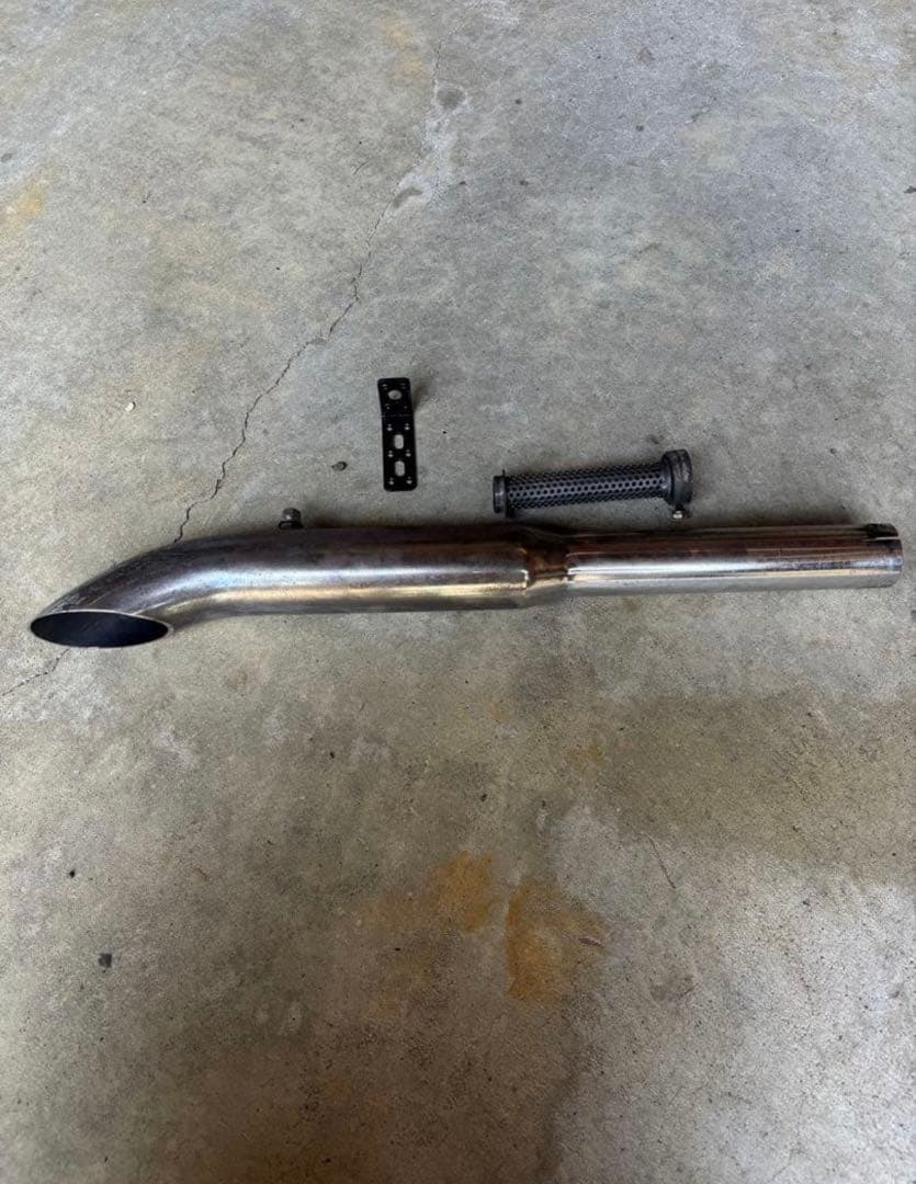 sr400 ターンアウトマフラー