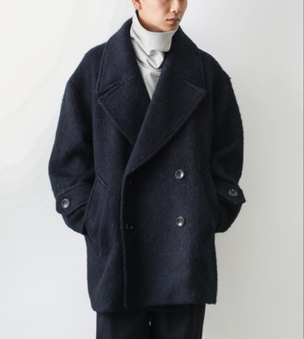 カズユキクマガイアタッチメントAp/W/HeシャギーオーバーPコート1ブラック